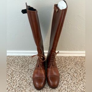 NEW Rachel Zoe Brown Leather Women’s Riding Boots